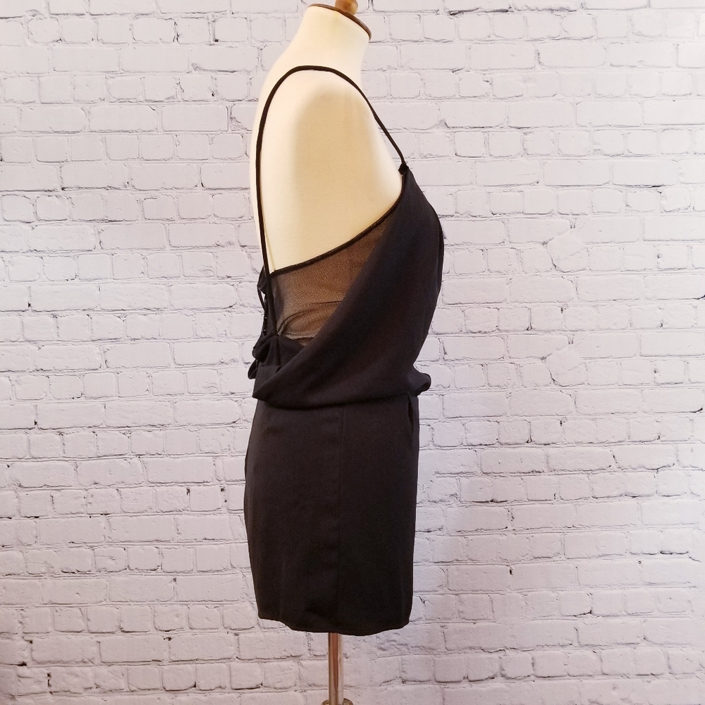 Six Crisp Days Mesh Back Romper, Size S - Picture 6 of 14